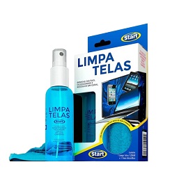 Limpa Telas + pano microfibras Start Azulim 120ml nobre sag