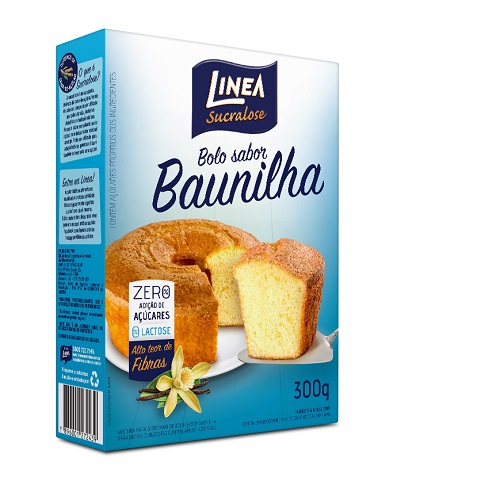 Mistura Para Bolo Linea Baunilha Zero Açúcar 300g Mistura Para Bolo Linea Baunilha Zero Açúcar 300g