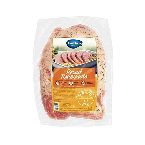 Pernil Suíno Temperado Sem Osso Pamplona 1,3kg Pernil Suíno Temperado Sem Osso Pamplona 1,3kg
