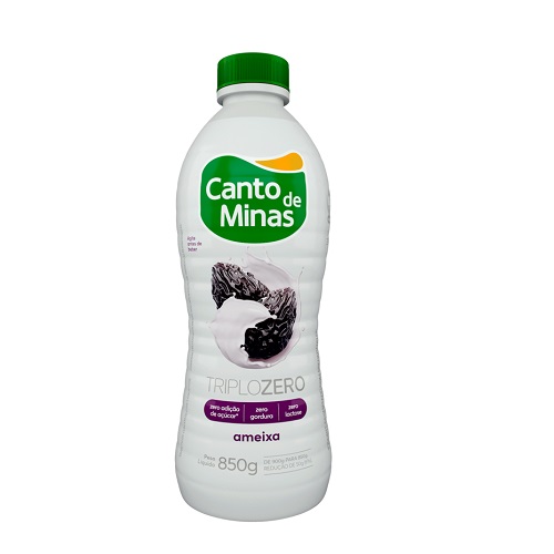 Iogurte Triplo Zero Ameixa Canto de Minas 850g Iogurte Triplo Zero Ameixa Canto de Minas 850g