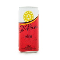 Água tônica de fruta Red Mint St. Pierre 270g