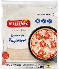 Massa Para Pizza de Frigideira Massa Leve 250g Massa Para Pizza de Frigideira Massa Leve 250g