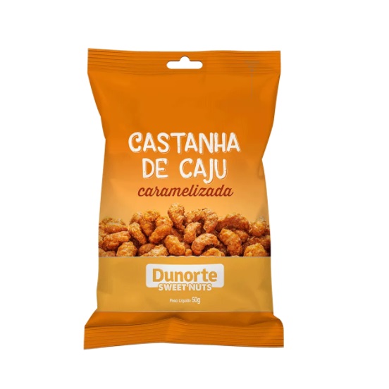 Castanha de Caju Caramelizada Dunorte 50g Castanha de Caju Caramelizada Dunorte 50g