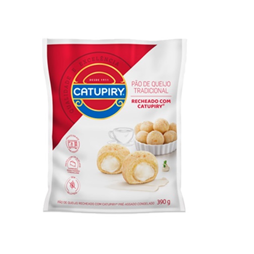Pão De Queijo Recheado com Catupiry Catupiry 390g Pão De Queijo Recheado com Catupiry Catupiry 390g