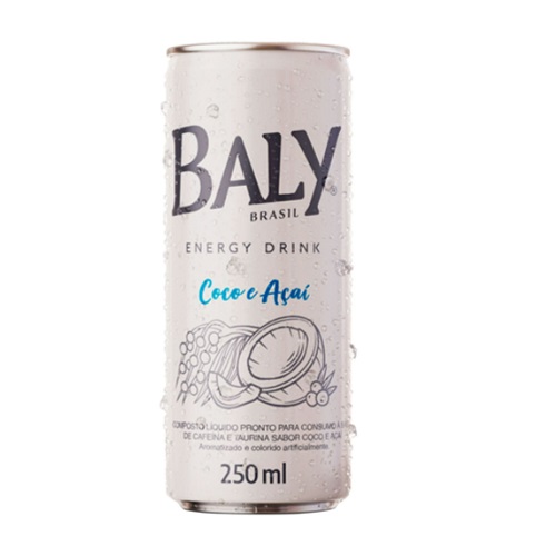 Energético Coco e açaí lata Lata Baly 250ml Energético Coco e açaí lata Lata Baly 250ml