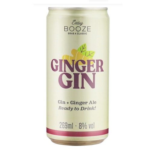 Gin Ginger Booze 269ml Gin Ginger Booze 269ml