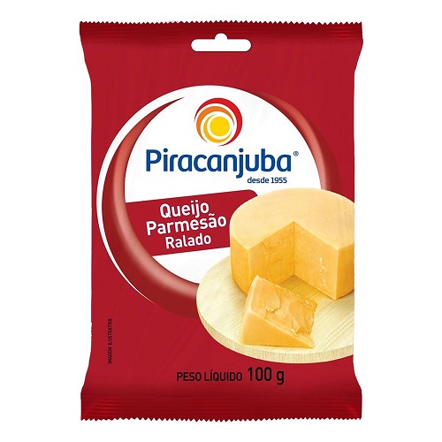 Queijo Ralado Piracanjuba 100g Queijo Ralado Piracanjuba 100g