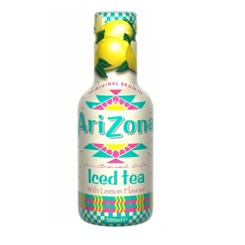 Chá Preto Limão Iced Tea Arizona 500ml Chá Preto Limão Iced Tea Arizona 500ml