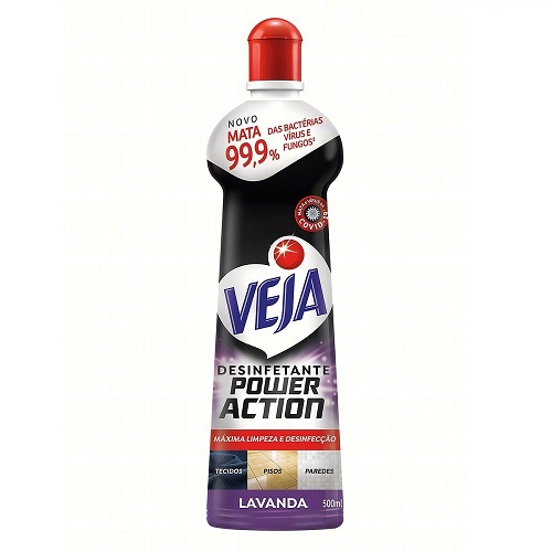 Desinfetante Veja lavanda Power Action 500ml Desinfetante Veja lavanda Power Action 500ml