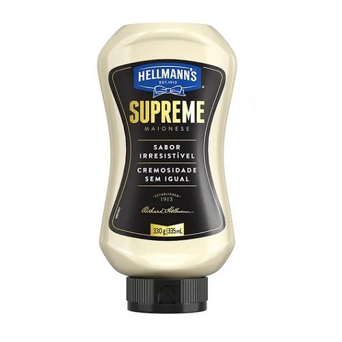 Maionese Hellmanns Supreme squeeze 330g Maionese Hellmanns Supreme squeeze 330g