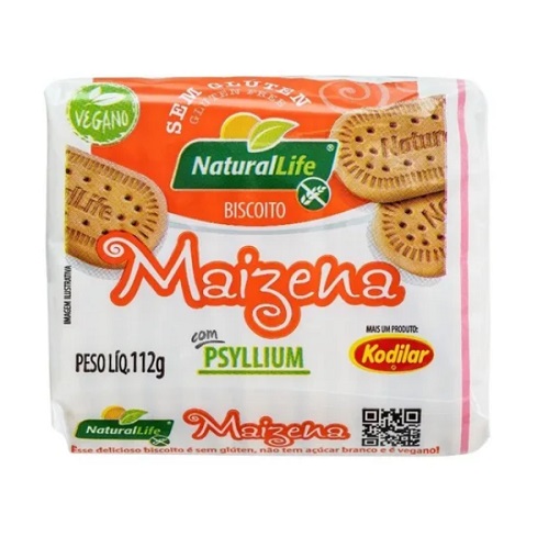 Biscoito Maizena sem glúten Natural Life 112g Biscoito Maizena sem glúten Natural Life 112g