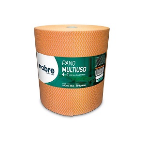 Pano multiuso Slim (rolo de 240m picotado 28 x 40 cm ) laranja - Nobre sag