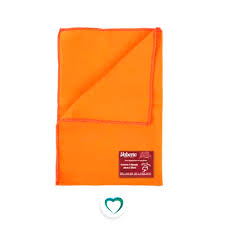 Flanela Laranja Grande 38cm X 58cm nobre Vabene sag