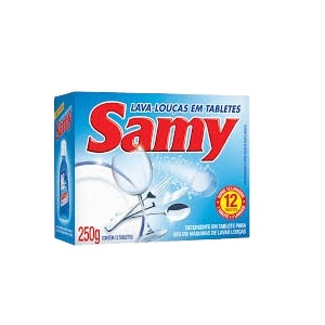 Lava-Louças em Tabletes Samy 250g