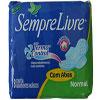Absorvente Sempre Livre Basico Suave Duas Vezes mais Proteção com Abas 8x1