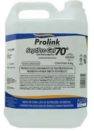 Álcool em gel 70º Prolink 5 litros