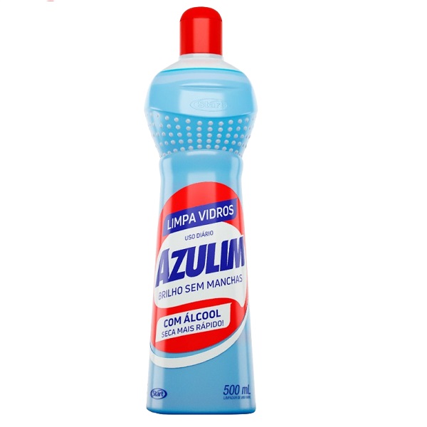 Limpa vidros squeeze Azulim 500ml