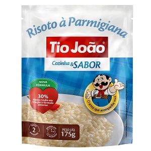 Risoto a Parmigiana Tio João 175g. Risoto a Parmigiana Tio João 175g.