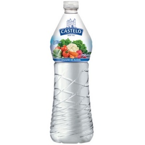Vinagre de álcool claro Castelo 750ml. Vinagre de álcool claro Castelo 750ml.